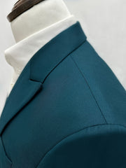Men'S Solid Color Two-Piece Suit, Regular Fit Pants, Suitable for Business and Wedding Parties Elegant Classic Style