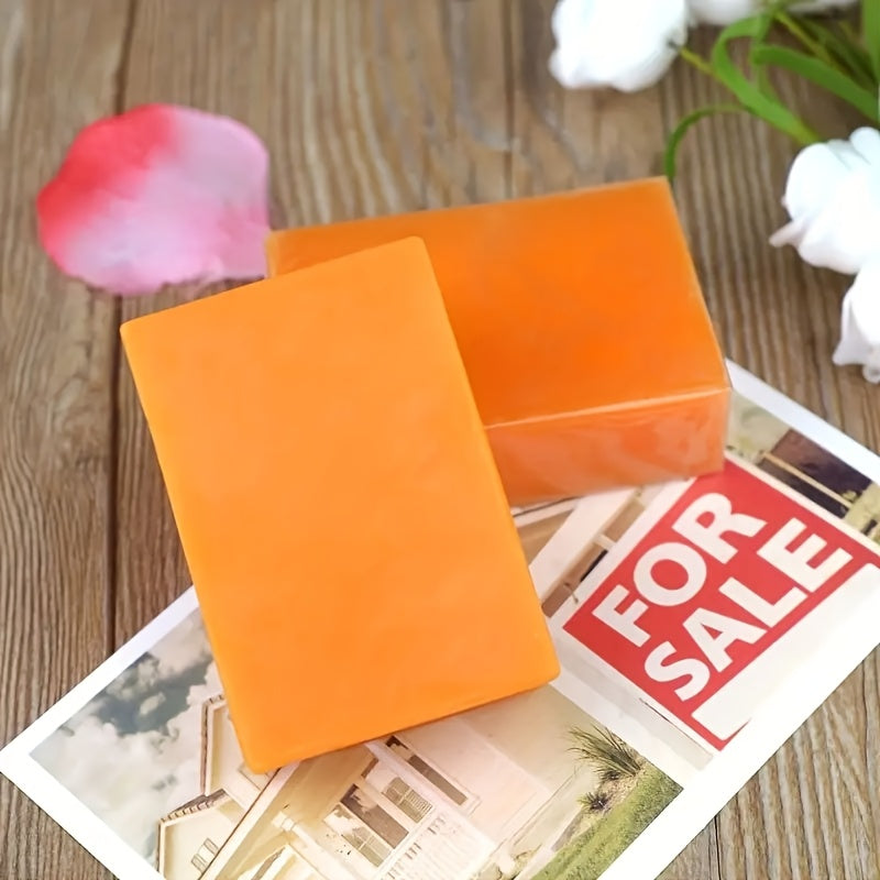 Showlu Fashion Store Rozino turmeric soap 9-pack, moisturizing glycerin body bars, 100g each, with turmeric for healthy skin.