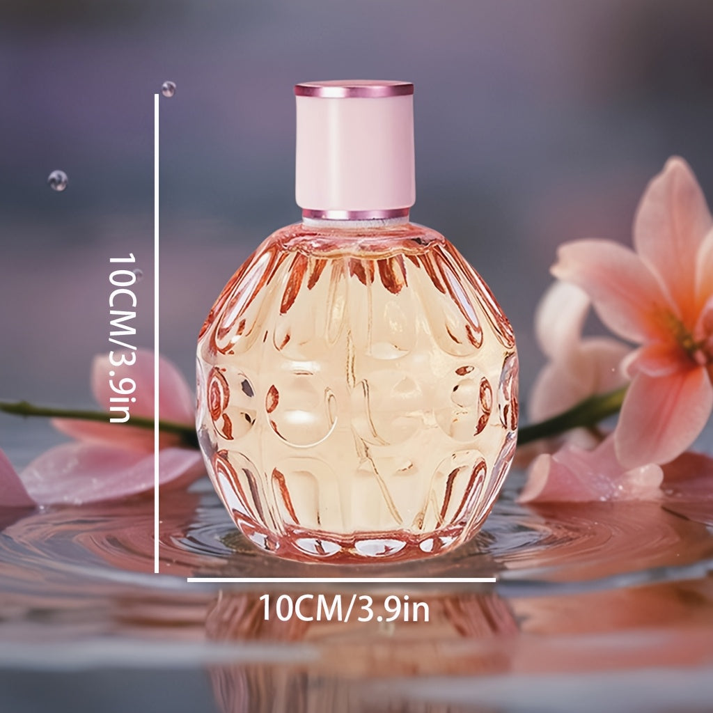 SHOWLU FASHION Rose & Ginger Floral Perfume bottle for women, 100ml, with elegant floral design and pink accents.