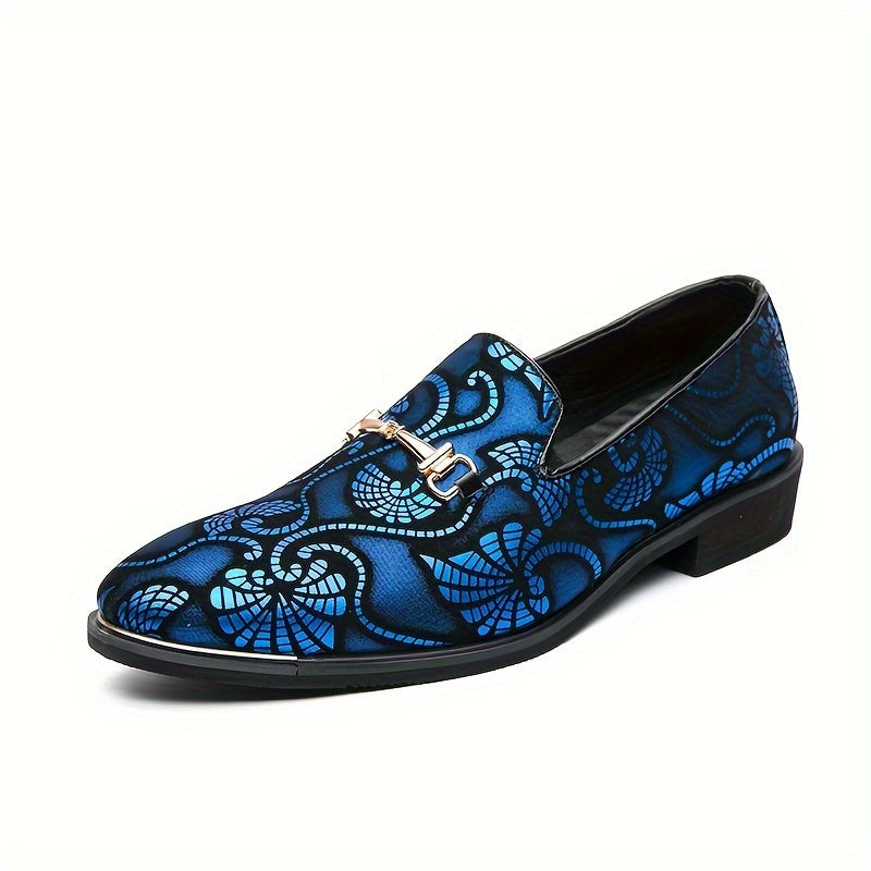 SHOWLU Men's slip-on loafers with pointed toes, faux leather casual shoes featuring sleek design and comfortable fit.