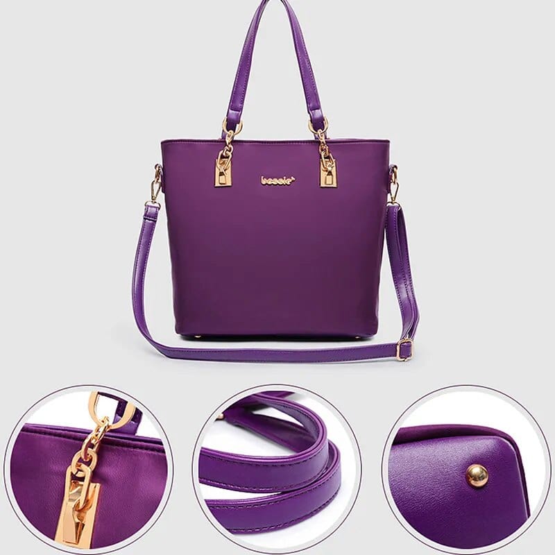 Six-piece women's shoulder bag set from Showlu Fashion Store, including handbags, crossbody bags, wallets, and envelope purses.