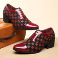 Women's pointed toe slip-on dress shoes in solid PU leather, casual style, by Showlu Fashion Store.
