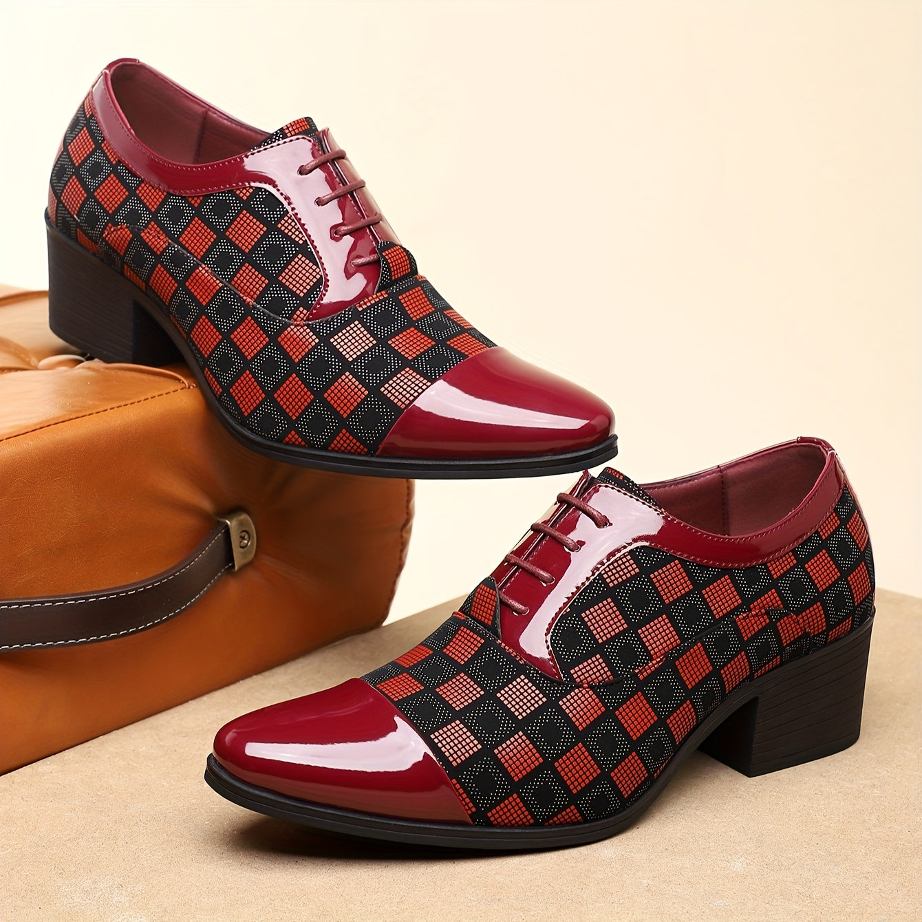 Women's pointed toe slip-on dress shoes in solid PU leather, casual style, by Showlu Fashion Store.