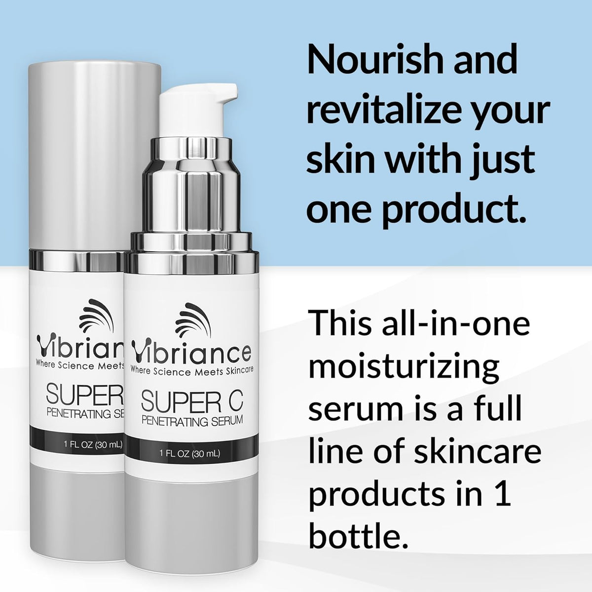 Showlu Smart General Vibriance Super C Serum for mature skin, vitamin formula hydrating, firming, lifting, and smoothing wrinkles.