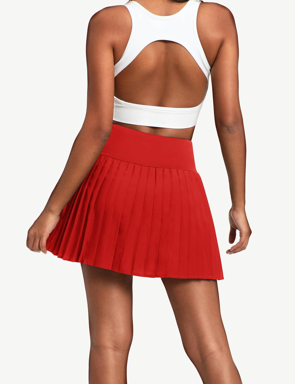 Showlu Smart General Alaroo women's pleated tennis skirt with pockets, featuring a stylish design and comfortable fit.