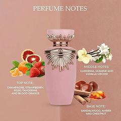 Haya Women'S Perfume Spray- an Imported Arab-Style Fragrance with a Long-Lasting Scent, an Arab Women'S Perfume, Fresh Rose, Rich And Long-Lasting, Suitable for Any Occasion, Perfect Gift, Including Pink, Champagne, Pink Berr
