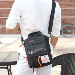 Wholesale Men's Portable Crossbody Bag, Casual Shoulder Bag, Outdoor Waterproof Cloth Bag, Sports Travel Bag, Cross-Border Supply