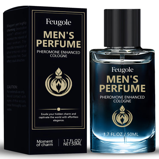 Pheromone Cologne for Men, 1.69oz Long-Lasting Premium Pheromone Perfume for Men to Attract Women, Enhancement Glamour Cologne for Men, Large capacity & Durable, valentines day gifts
