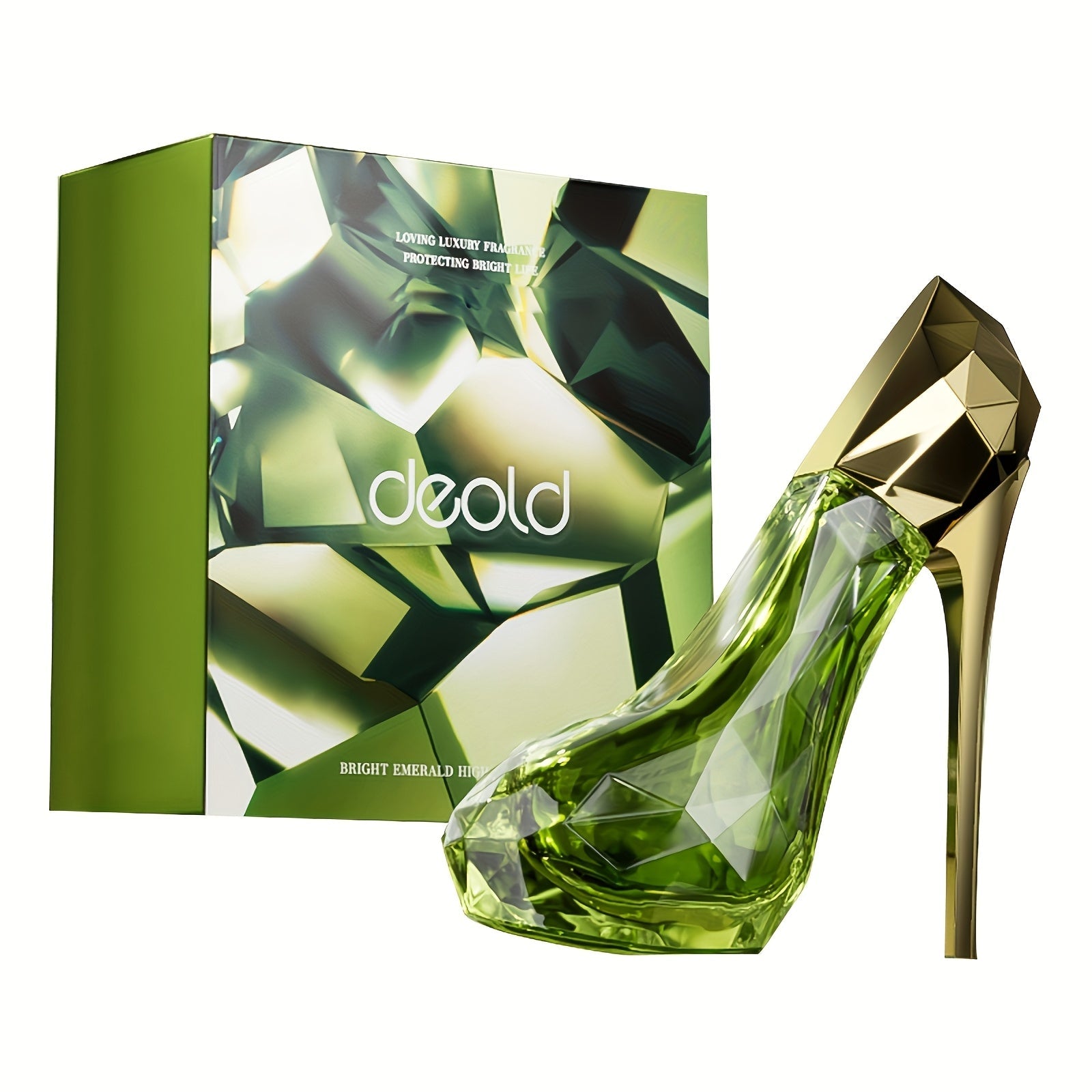 Deold Rose & Jasmine Eau De Parfum bottle with floral design, showcasing the long-lasting women’s fragrance.