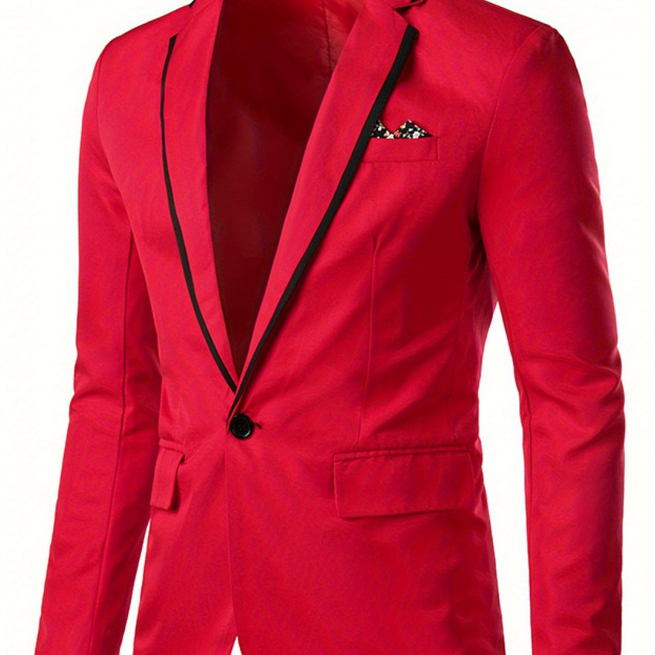 SHOWLU men's solid color casual lapel jacket made of polyester, stylish outerwear for everyday wear