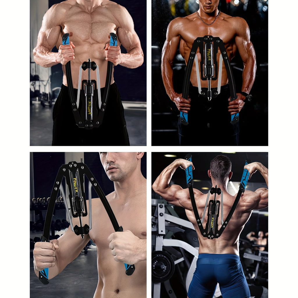 Showlu Hydraulic Arm Trainer with adjustable resistance, made of durable carbon steel for home gym strength training.
