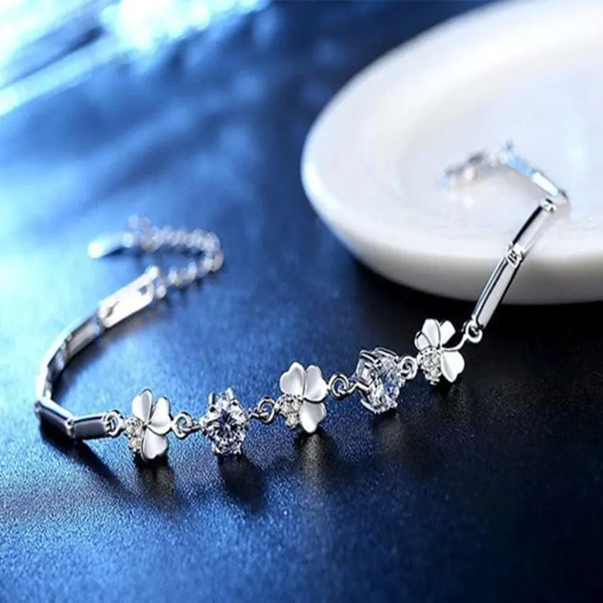 18K gold and sterling silver bracelet with 5mm sideways chain design, suitable for women and men, stylish jewelry piece.