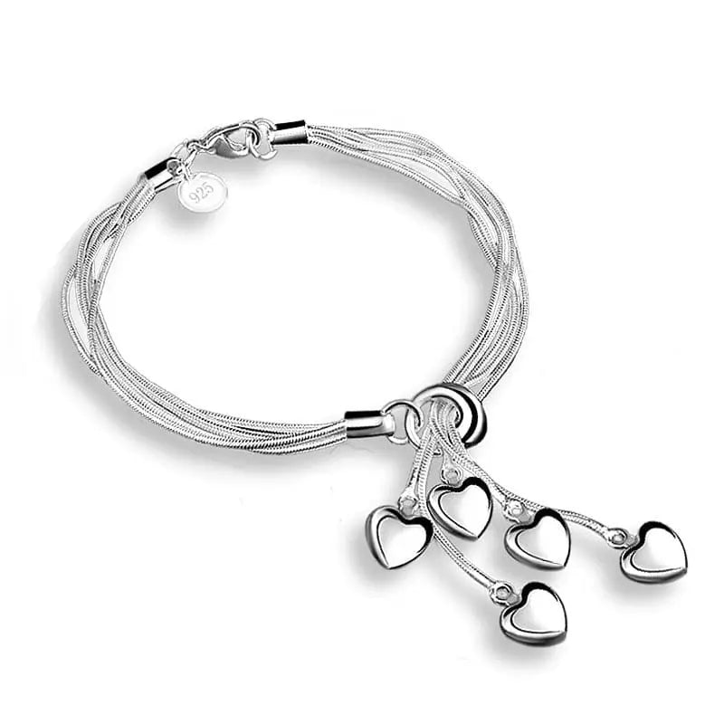 18K gold and sterling silver Anel Demosthene 5mm sideways chain bracelet, 8-inch length, unisex jewelry for stylish occasions