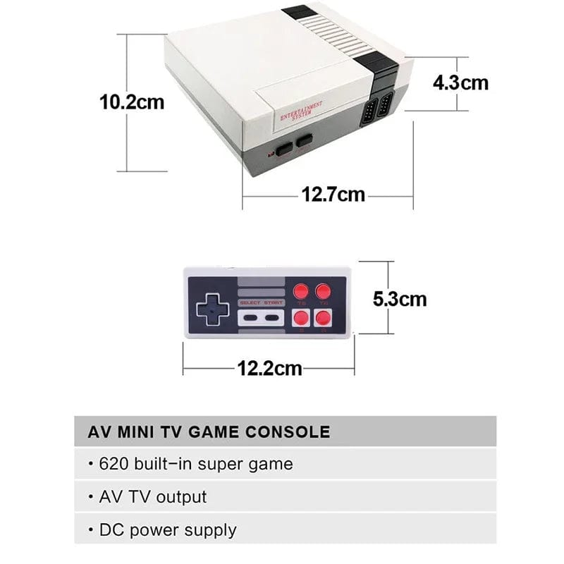 8 Bit Retro Video Game Consoles HDMI - Compatible Mini Game Stick Built in 620 Games Dual Gamepads Classic Game Players Recreation - SHOWLU FASHION STORE