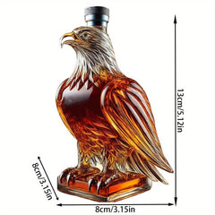1pc Eagle-Shaped Whiskey & Tequila Bottle - Durable Plastic Travel-Friendly Design, Hand Wash Only, Reusable for Outdoor Travel, Bars, Family Gatherings - Unique Gift for Men & Women, Bar Decoration, Eagle Design, Artistic Dr