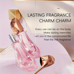Unisex Floral Perfume 1.01oz Heel Inspired Fragrance Oil - 8H Long-Lasting Elegant Scent, Premium Design Bottle for Women & Men, Fresh Floral Notes, Sophisticated Packaging, Highquality Perfume