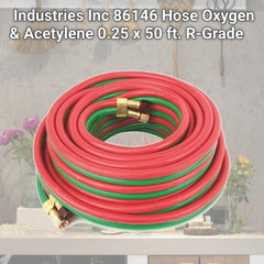 212 Main Industries Inc 86146 Hose Oxygen & Acetylene 0.25 x 50 ft. R-Grade