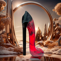 Chic 2.9fl.oz Women's Eau de Parfum Spray - Long-Lasting Alcohol-Based Fragrance with Fruity Floral Notes, Elegant Red to Clear Gradient Bottle, Perfect for Dates, Casual Attire & Gifts, Date Night Perfume, Modern Perfume Bot