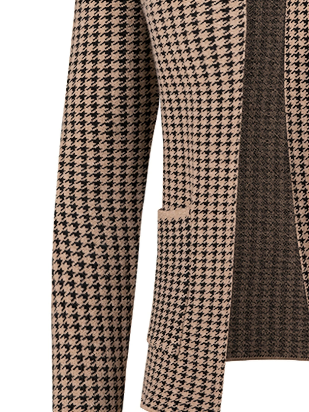 Men's slim fit knit cardigan by SHOWLU FASHION STORE, high-stretch long sleeve sweater in a stylish, fitted design.