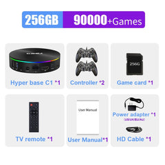 8K Retro Video Game Console for PS1/PSP/N64/Sega/DC Game Box S905X3 WiFi Set Top Box 70+Emulators 110000+Games with Controller - SHOWLU FASHION STORE