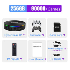 8K Retro Video Game Console for PS1/PSP/N64/Sega/DC Game Box S905X3 WiFi Set Top Box 70+Emulators 110000+Games with Controller - SHOWLU FASHION STORE