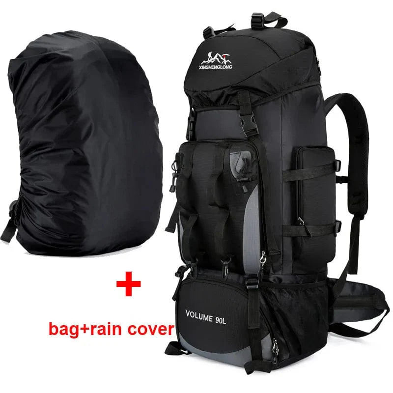 Large 90L waterproof hiking backpack by SHOWLU FASHION STORE, ideal for camping, trekking, and outdoor travel adventures.