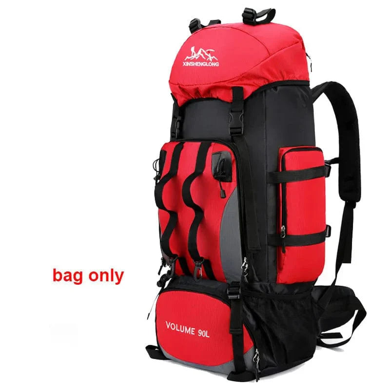 SHOWLU FASHION STORE Scione 90L waterproof hiking backpack with large capacity for trekking and outdoor camping adventures