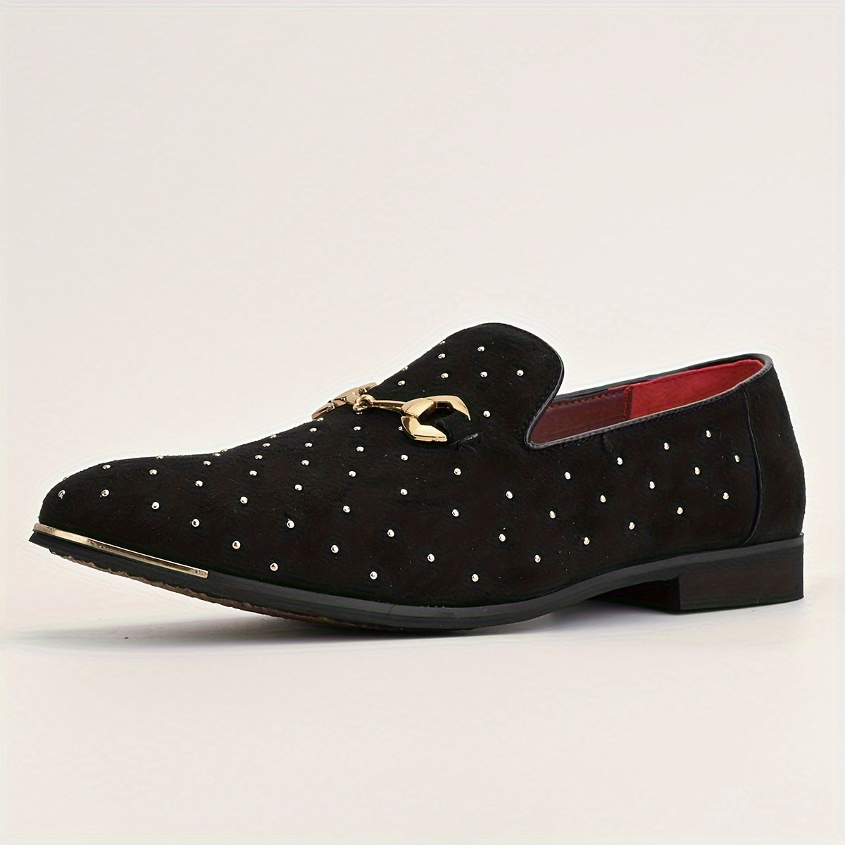 SHOWLU FASHION men's plus size slip-on loafers in soft PU leather, stylish and comfortable men's shoes.