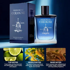 1.7 oz Pheromone Cologne for Men - 8-Hour Long-Lasting Freshness, ( Vanilla Woody Scent) SHOWLU FASHION STORE