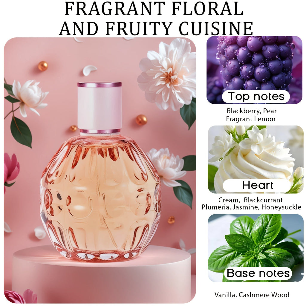 SHOWLU FASHION Rose & Ginger Floral Perfume bottle for women, 100ml, with elegant floral and ginger scent design