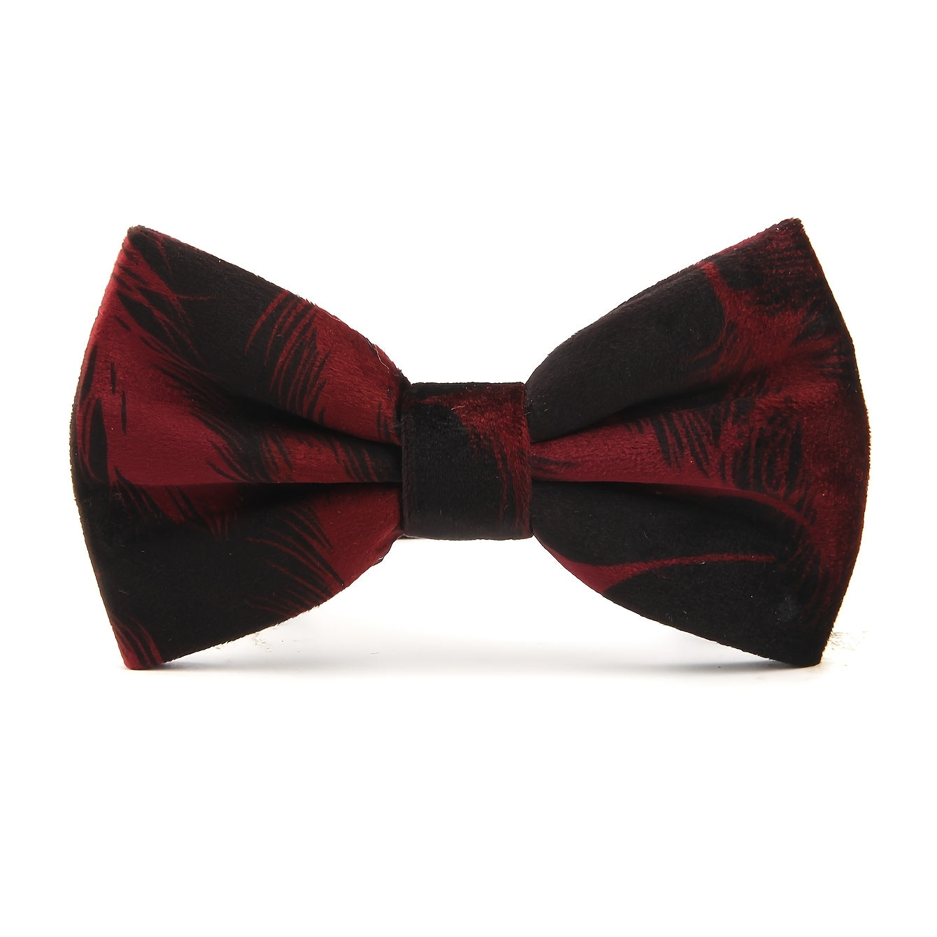 Navy blue velvet bow tie for men by SHOWLU FASHION, adjustable formal accessory, shown with tied bow and fabric details.