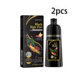 EELHOE 3-in-1 natural plant hair dye shampoo by SHOWLU FASHION STORE, 100ml bottle with grey coverage for hair coloring.