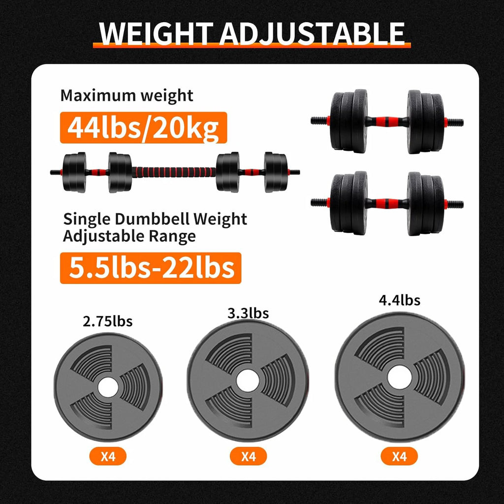 Showlu Smart General adjustable dumbbell set with multiple weight plates and handles for customizable strength training.