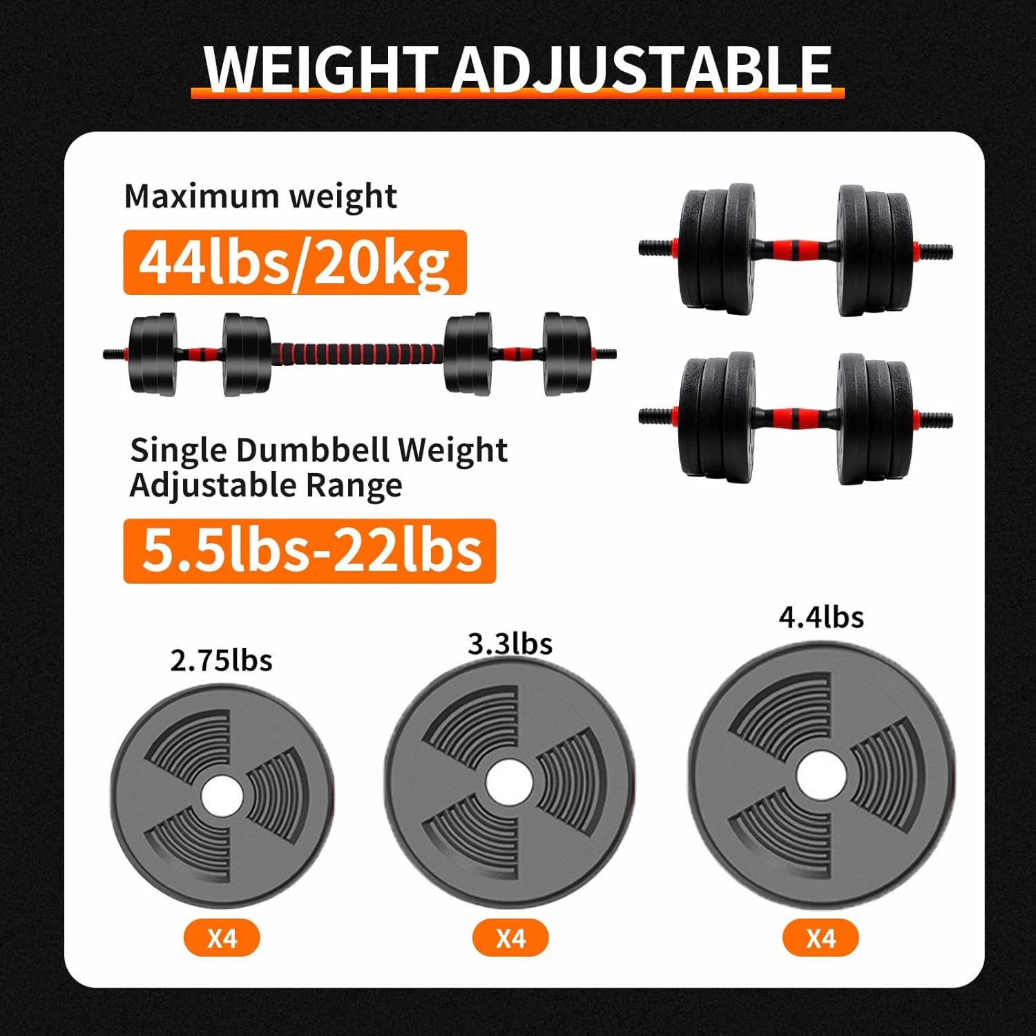 Showlu Smart General adjustable dumbbell set with multiple weight plates and handles for customizable strength training.
