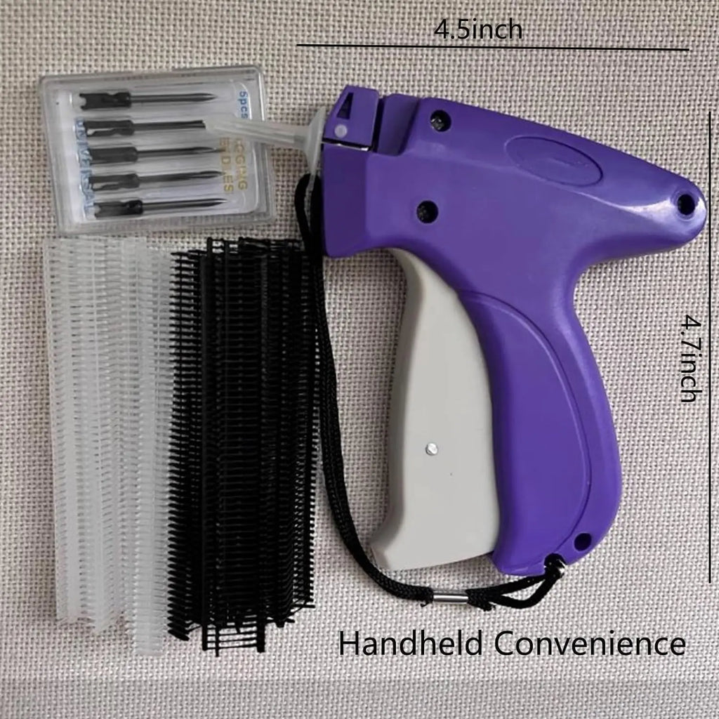 Showlu Fashion Micro Stitch Gun for sewing, a compact quick clothing fixer tool with a sleek design for fast mending and sewing repairs.