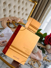 Al Haramain Amber Oud Rouge Eau de Parfum – Bold Amber Floral Scent for Night Out, Date, or Party Wear – Unisex Elegance