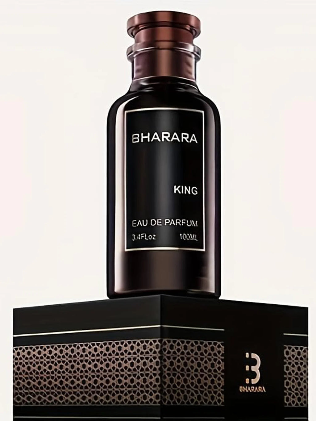 Bharara King Eau de Parfum for Men by Showlu Fashion Store, 3.4 oz bottle with citrus and amber scent design