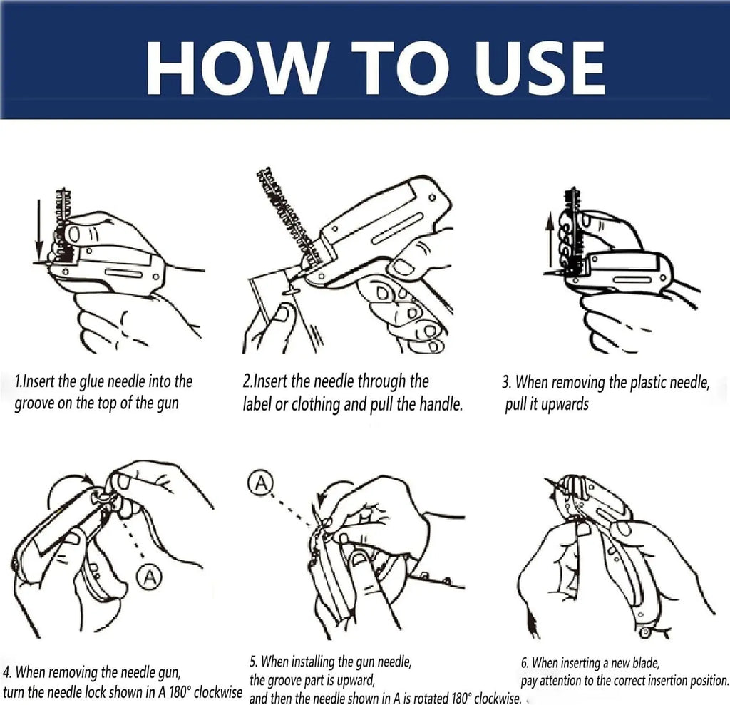 Micro stitch gun from Showlu Fashion Store for quick clothing repairs, featuring a compact design for sewing and mending.