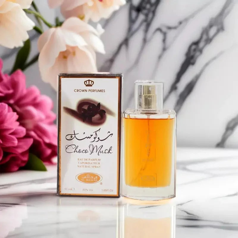 Al-Rehab Choco Musk Eau De Parfum Spray for Women's Cologne 1.7 Ounce Long-Lasting Spray Luxury Choice For Lover Gifts SHOWLU FASHION STORE