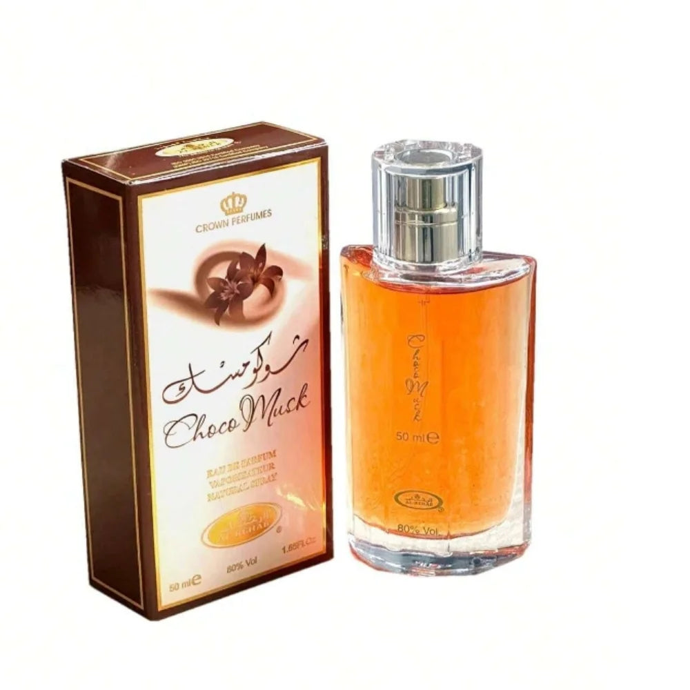 Al-Rehab Choco Musk Eau De Parfum Spray for Women's Cologne 1.7 Ounce Long-Lasting Spray Luxury Choice For Lover Gifts SHOWLU FASHION STORE