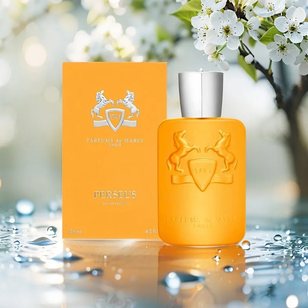 Parfums de Marly Perseus unisex Eau de Parfum 125 ml bottle with elegant packaging and sophisticated design.