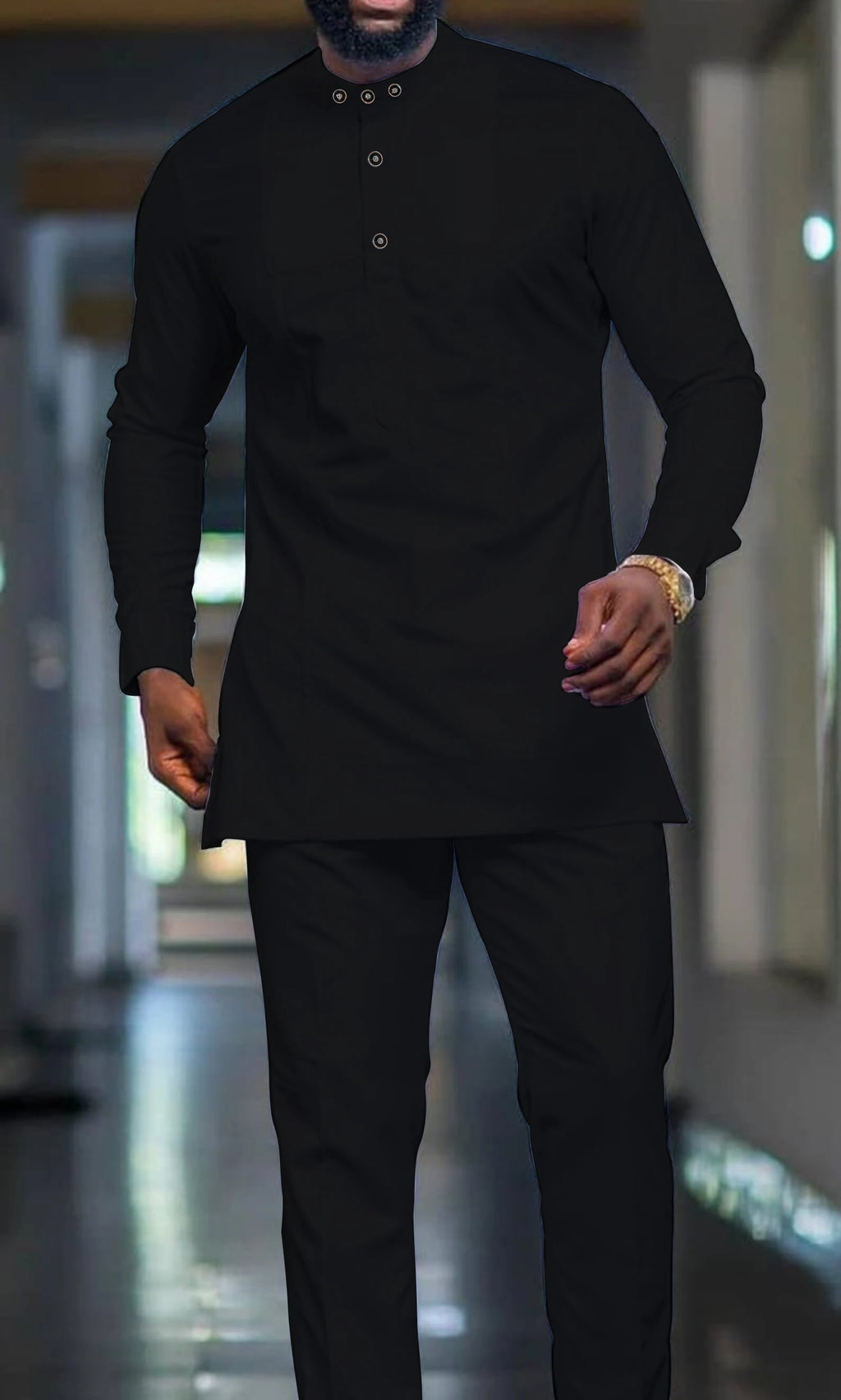 Men's casual party suit by Showlu Fashion Store, suitable for weddings, festivals, and dances, featuring a stylish and comfortable fit.