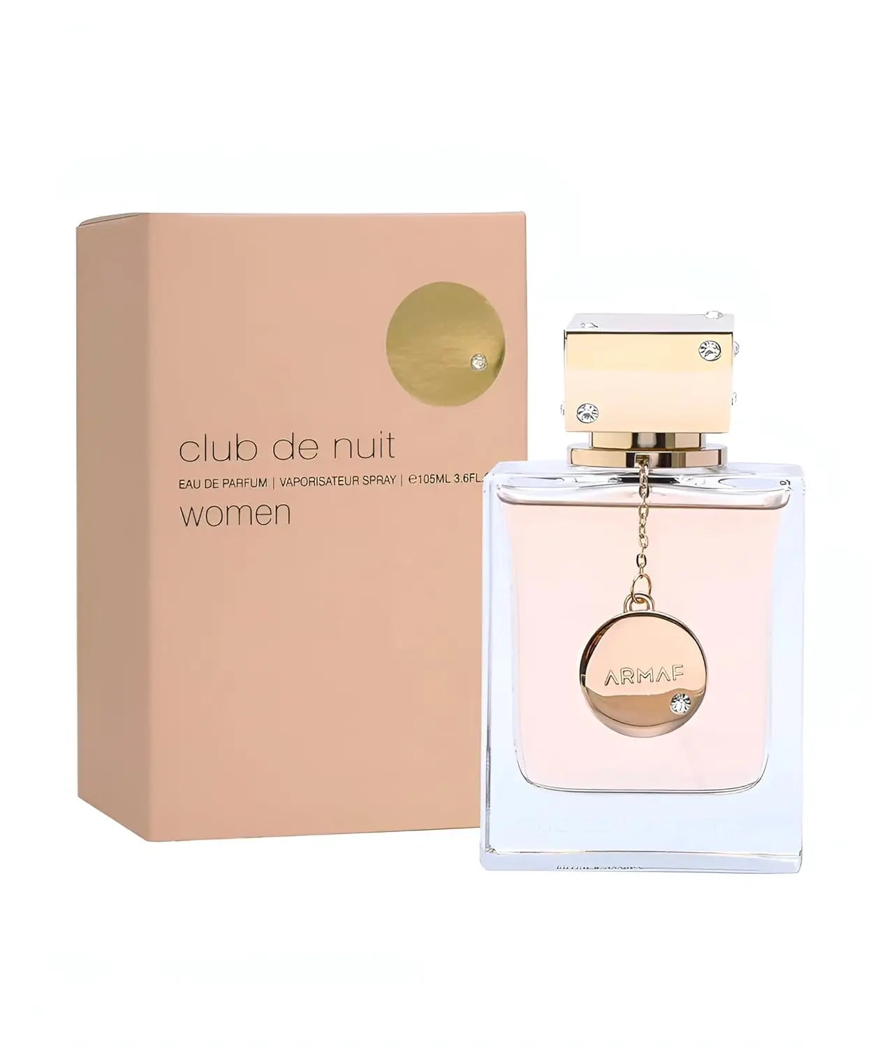 Armaf Club De Nuit Eau De Parfum for Women in 105ml floral fragrance bottle, showcasing elegant packaging and floral design