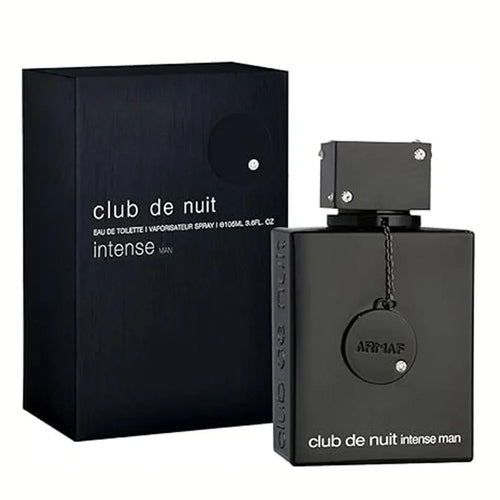 Armaf Club De Nuit Intense Man woody floral Eau De Toilette spray, stylish bottle with a sleek design and elegant label.