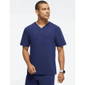 Luxury Yilong men's bleach-resistant nurse scrub set, one-piece uniform with professional design for healthcare workers.