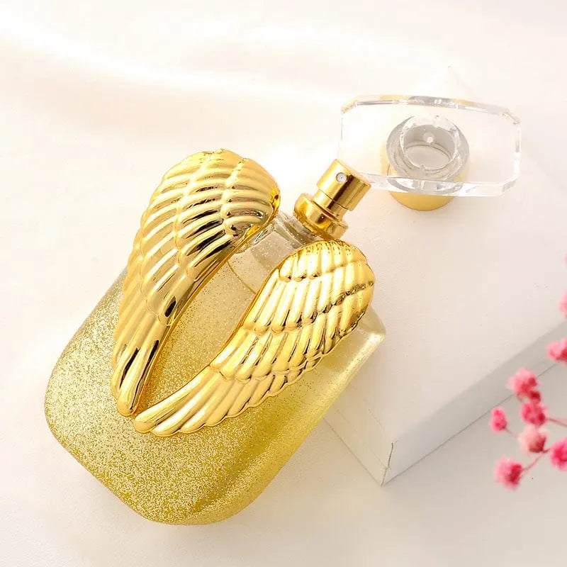 Showlu Angel Wings Girl perfume bottle with elegant, fresh light fragrance in a 100ml size, featuring angel wing design.