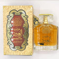 Showlu Arabian Sandalwood Perfume bottle with elegant design, showcasing the luxurious fragrance for men and women from Dubai, UAE.
