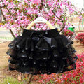 Baby girl rainbow tutu skirt by Showlu Fashion, made of tulle, perfect for ballet, dance, or party wear for little girls.