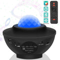 Biumart PRO Galaxy Projector by Showlu Fashion Store displaying starry night light with remote control and WiFi connectivity.