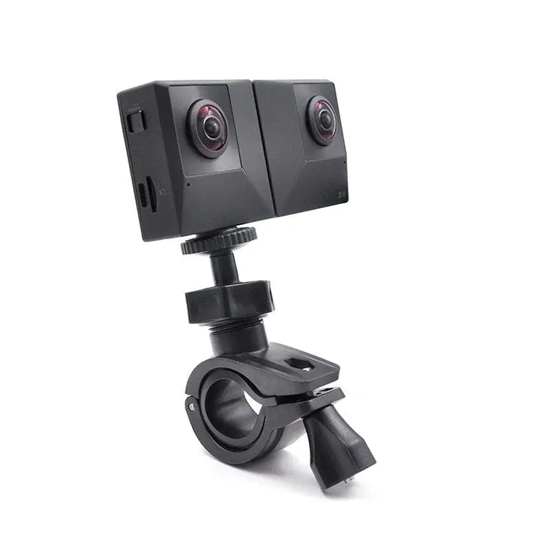 Mint Green Astraeus bicycle handlebar mount for action camera, made of ABS plastic, ideal for secure bike camera setups.